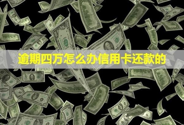 逾期四万怎么办信用卡还款的
