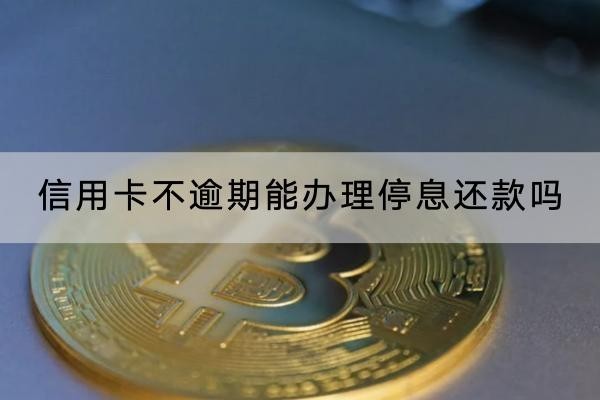 信用卡不逾期能办理停息还款吗