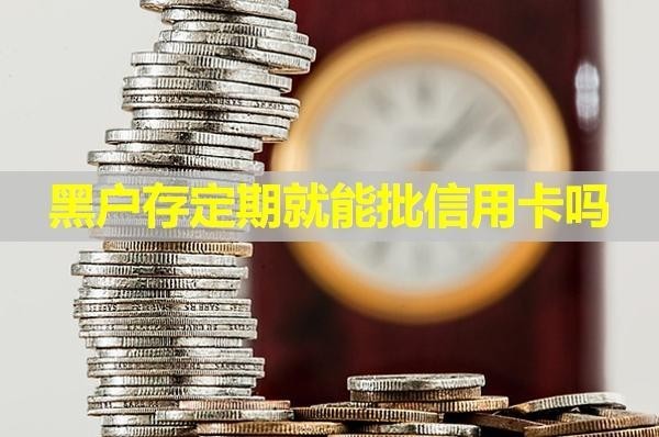 黑户存定期就能批信用卡吗