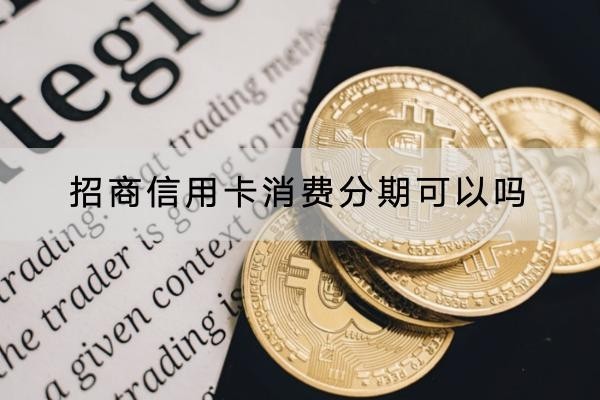 招商信用卡消费分期可以吗