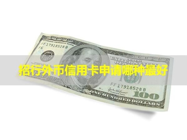 招行外币信用卡申请哪种最好
