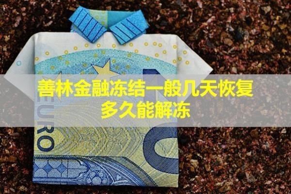 善林金融冻结一般几天恢复？多久能解冻？