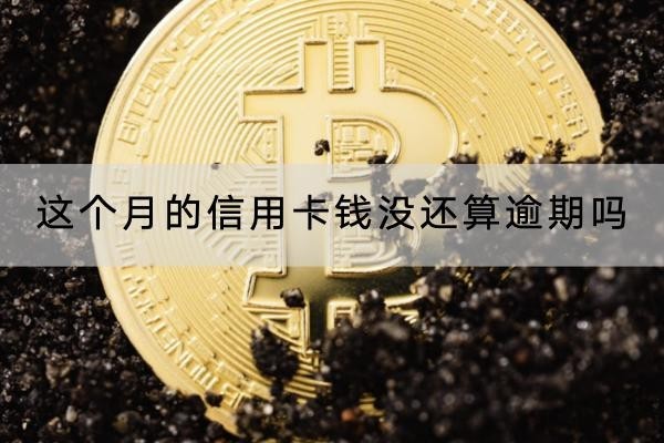 这个月的信用卡钱没还算逾期吗