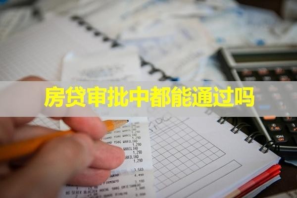 房贷审批中都能通过吗