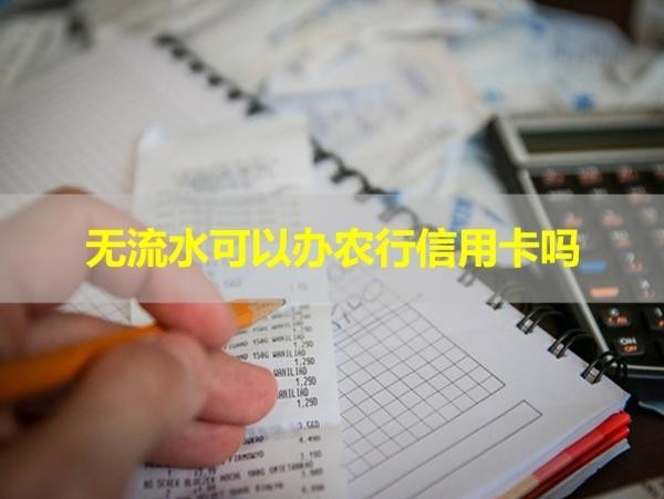 无流水可以办农行信用卡吗