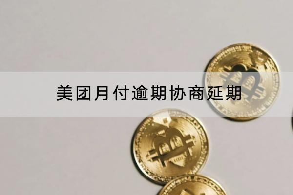 美团月付逾期协商延期