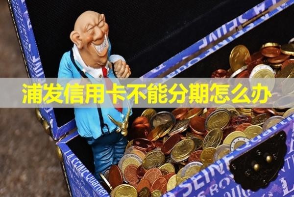 浦发信用卡不能分期怎么办