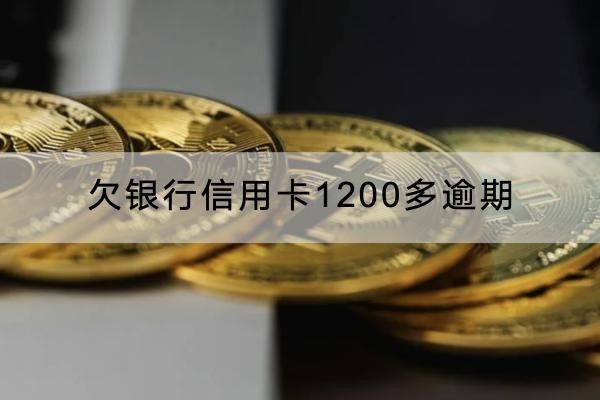 欠银行信用卡1200多逾期