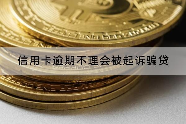 信用卡逾期不理会被起诉骗贷