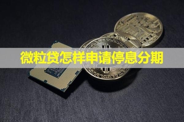 微粒贷怎样申请停息分期