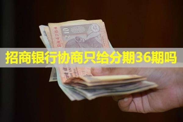 招商银行协商只给分期36期