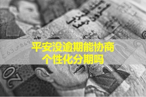 平安没逾期能协商个性化分期吗