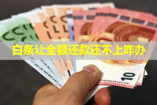 白条让全额还款还不上咋办