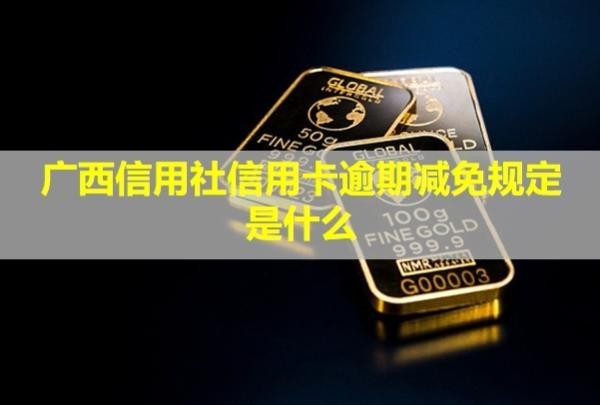 广西信用社信用卡逾期减免