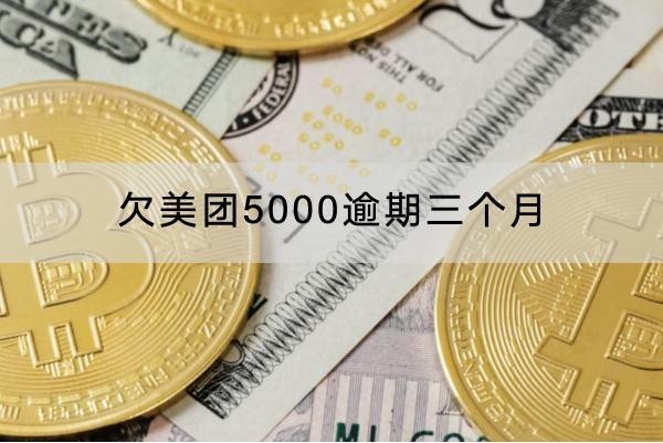 欠美团5000逾期三个月