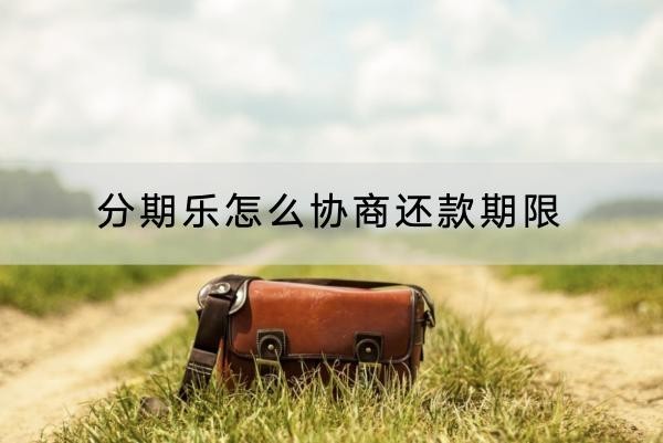 分期乐怎么协商还款期限