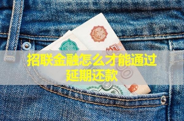 招联金融怎么才能通过延期