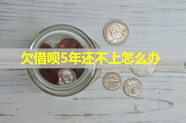 欠借呗5年还不上怎么办