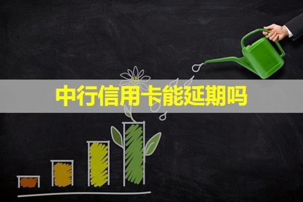 中行信用卡能延期吗