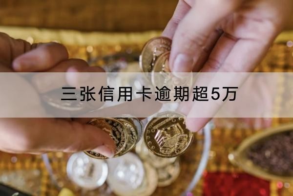 三张信用卡逾期超5万