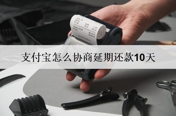 支付宝怎么协商延期还款10天