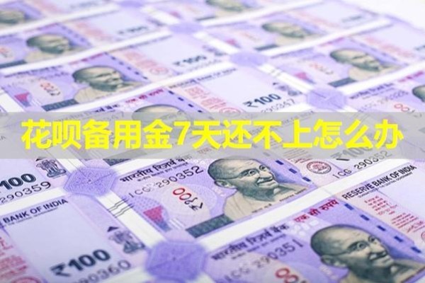 花呗备用金7天还不上怎么办