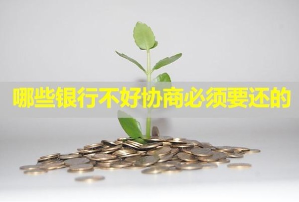 哪些银行不好协商必须要还的