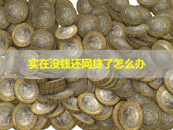实在没钱还网贷了怎么办？看看这里