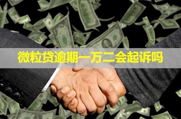 微粒贷逾期一万二会起诉吗