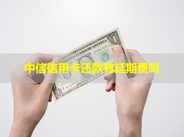 中信信用卡还款有延期费吗