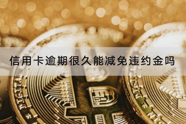 信用卡逾期很久能减免违约金吗