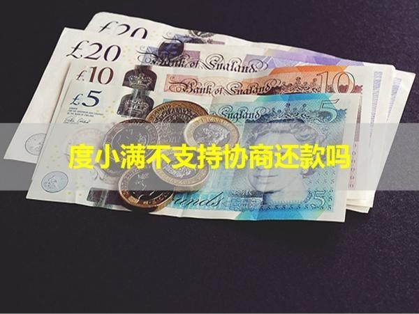 度小满不支持协商还款吗