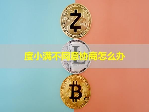 度小满不同意协商怎么办