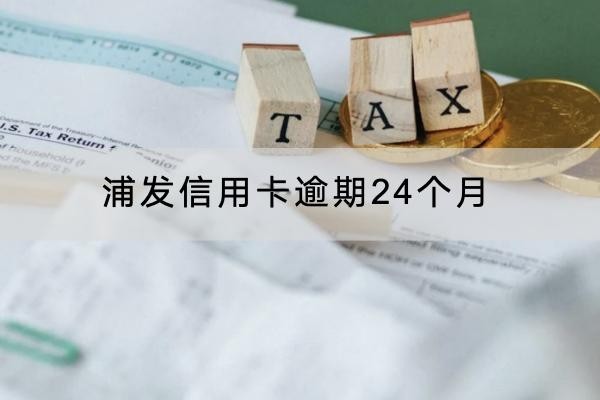 浦发信用卡逾期24个月
