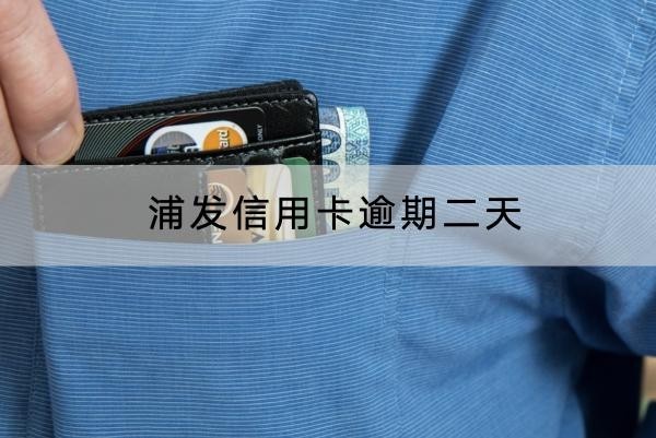 浦发信用卡逾期二天