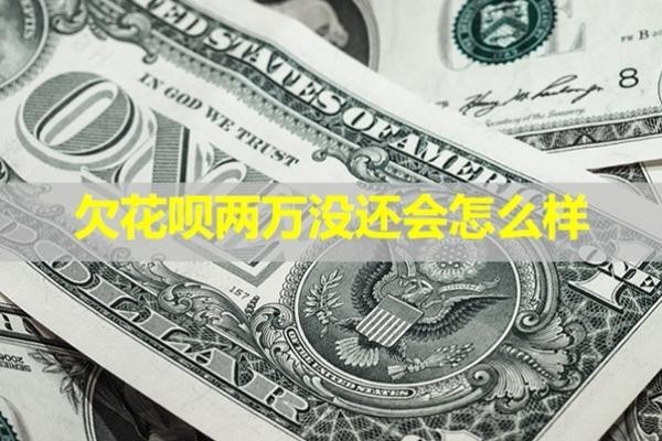 欠花呗两万没还会怎么样