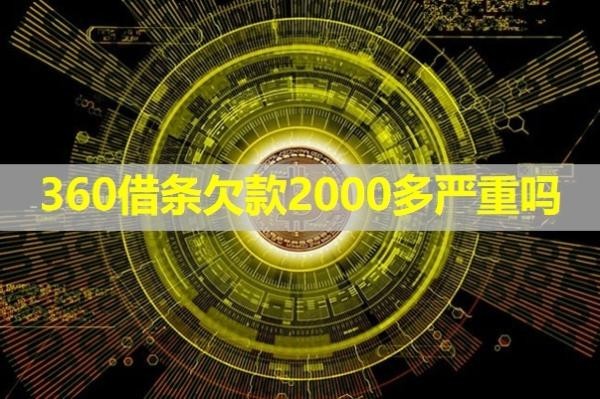 360借条欠款2000多