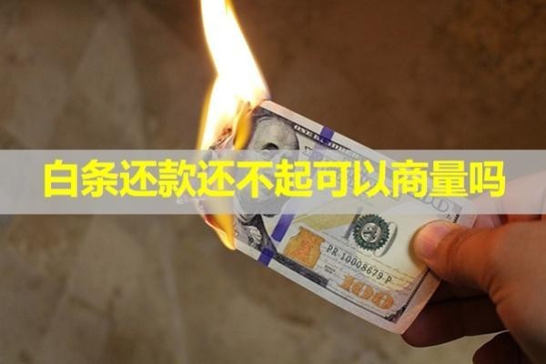 白条还款还不起可以商量吗