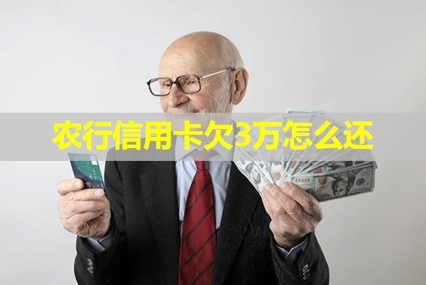 农行信用卡欠3万