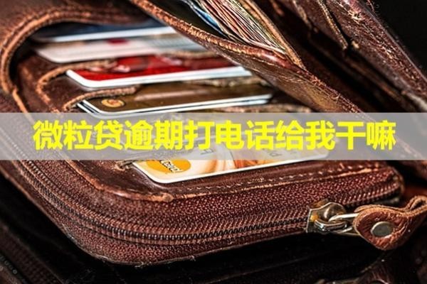 微粒贷逾期打电话给我干嘛