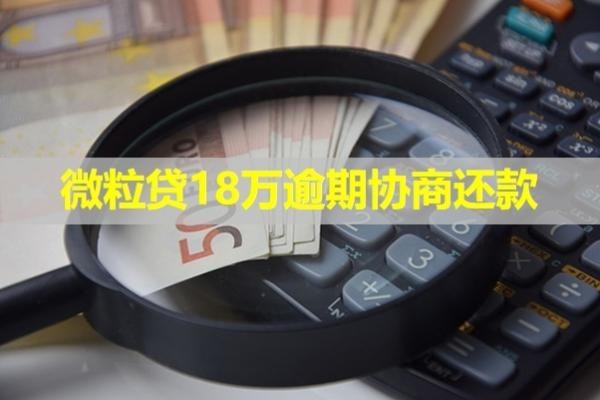 微粒贷18万逾期协商还款