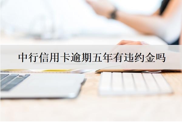 中行信用卡逾期五年