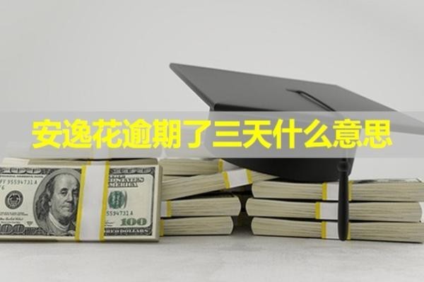 安逸花逾期了三天什么意思？看完就懂