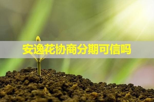 安逸花协商分期可信吗