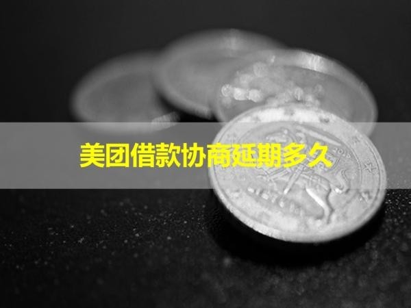 美团借款协商延期多久