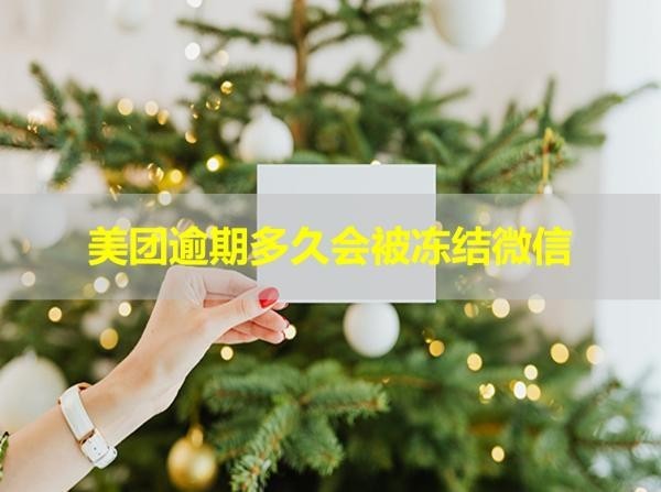 美团逾期多久会被冻结微信