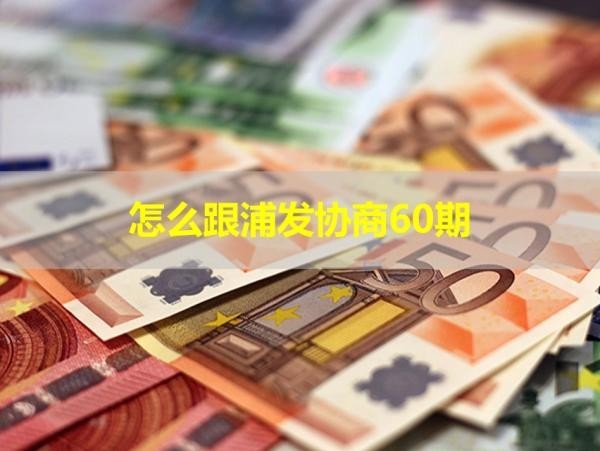 怎么跟浦发协商60期