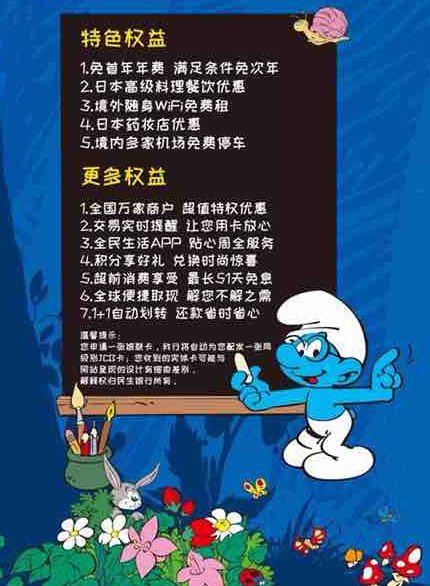 民生银行蓝精灵信用卡额度高吗 年费是多少