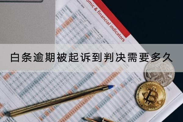 白条逾期被起诉到判决需要多久